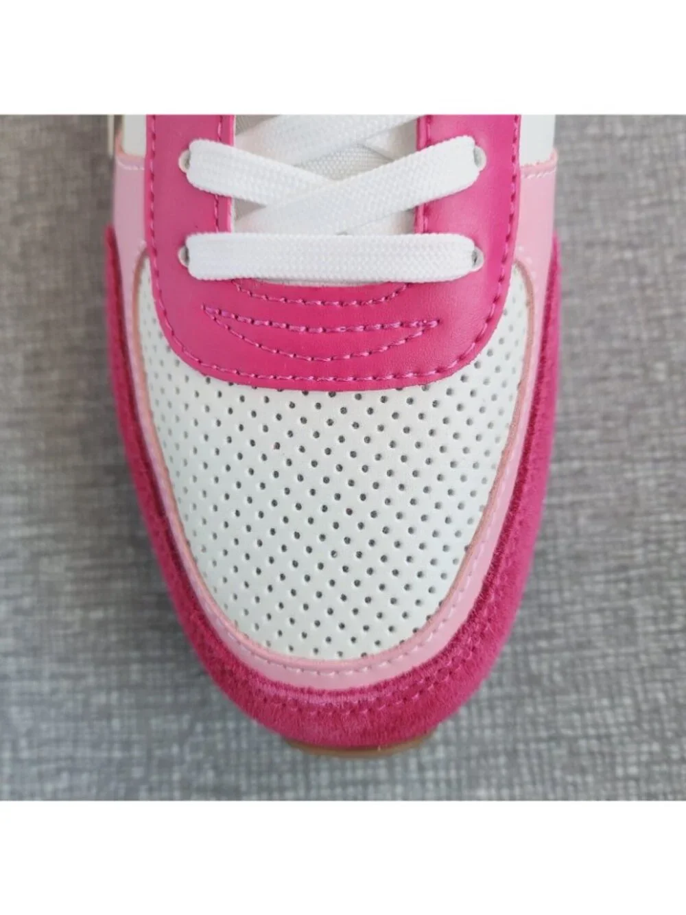 ⭐Michael Kors Andi Trainer Women Casual Comfy Shoes Sz 7.5 Sneakers Pink Suede⭐